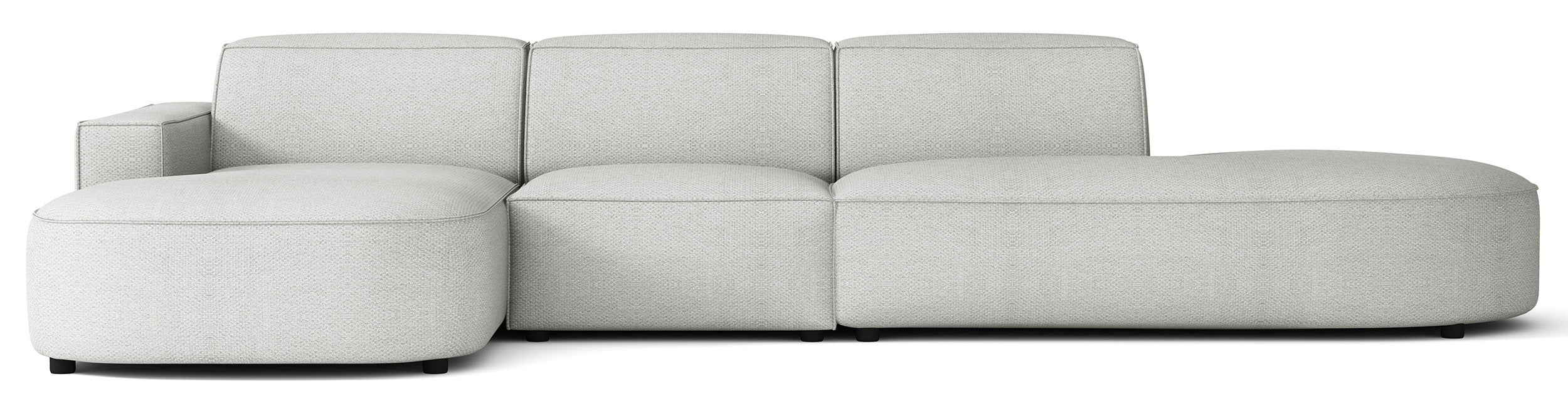 selsey-sallmo-modulares-ecksofa-l-form-links-hellgrau-hydrophober-chenille-stoff image 1