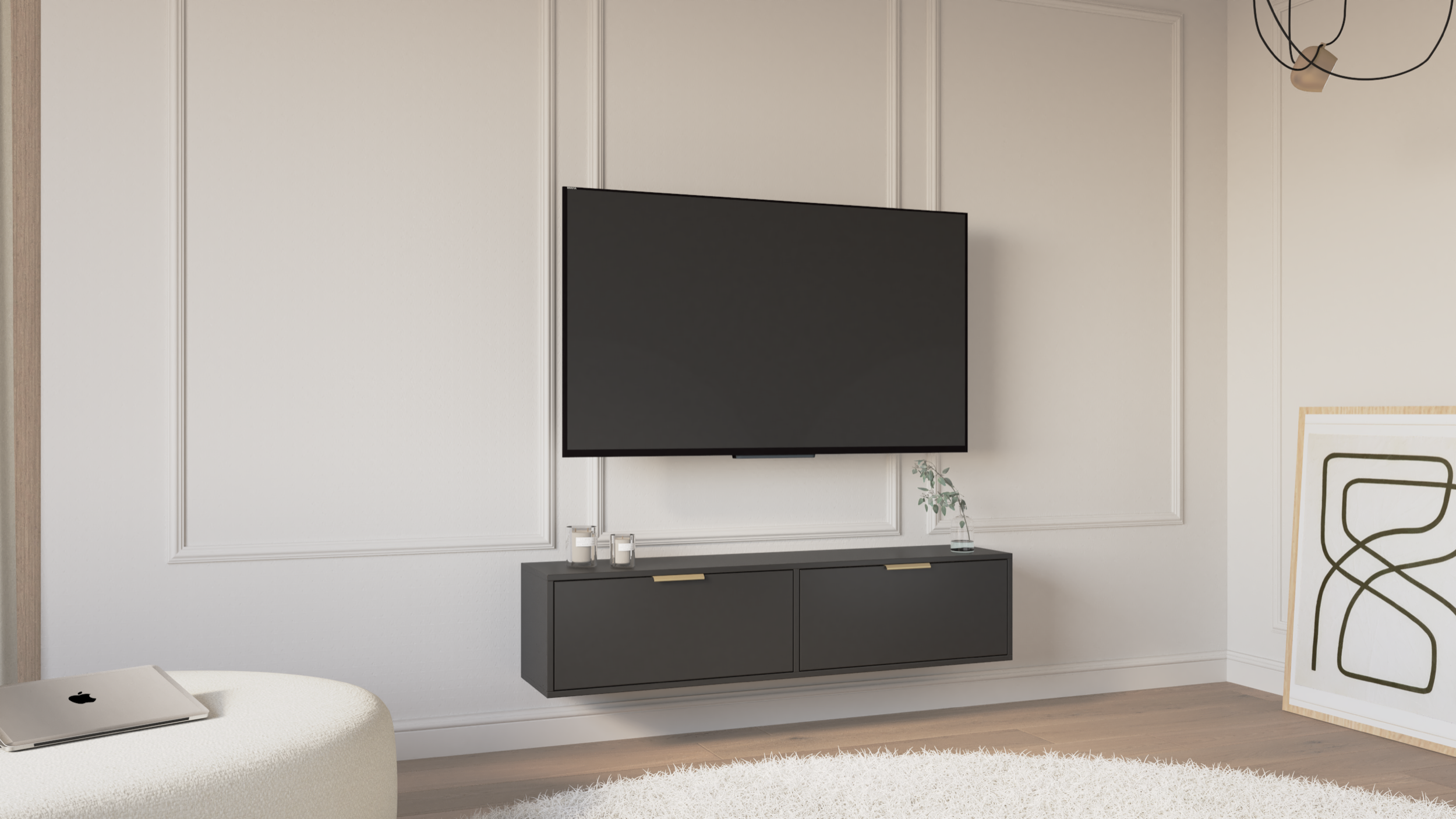 selsey-vena-h-ngender-tv-schrank-140-cm-mit-2-klappen-schwarz image 4