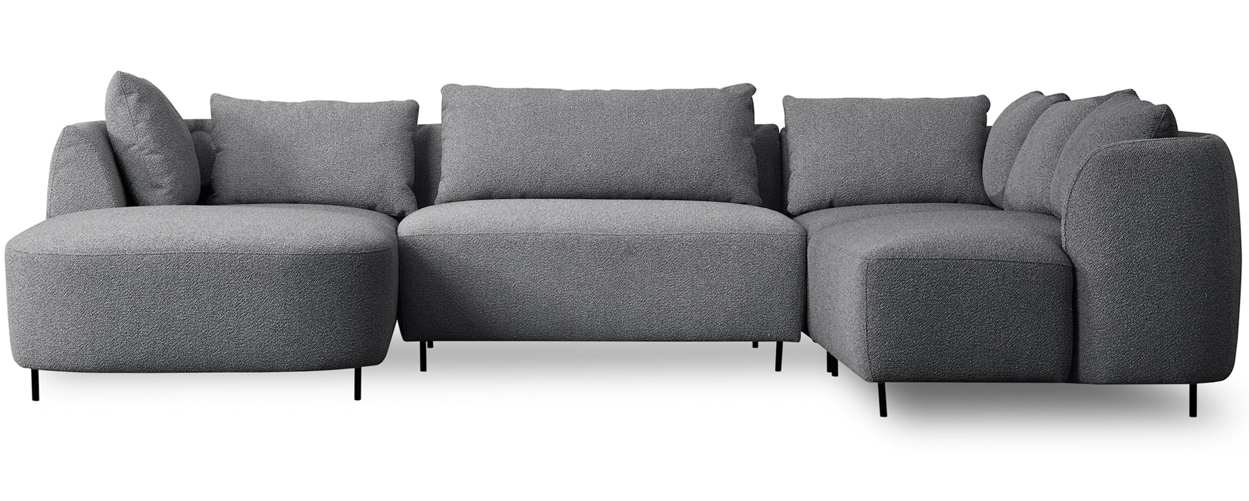 selsey-lanomi-modulares-ecksofa-u-form-rechts-grauer-boucl-320-cm image 1