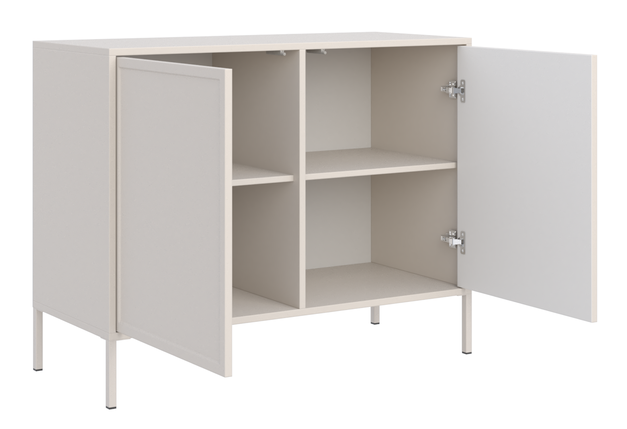 selsey-velveto-100-cm-zweit-rige-kommode-kaschmir-mit-push-to-open image 3