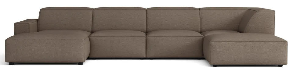 selsey-sellmo-u-f-rmiges-modulares-ecksofa-mit-hocker-rechts-hellbraune-hydropho image 1