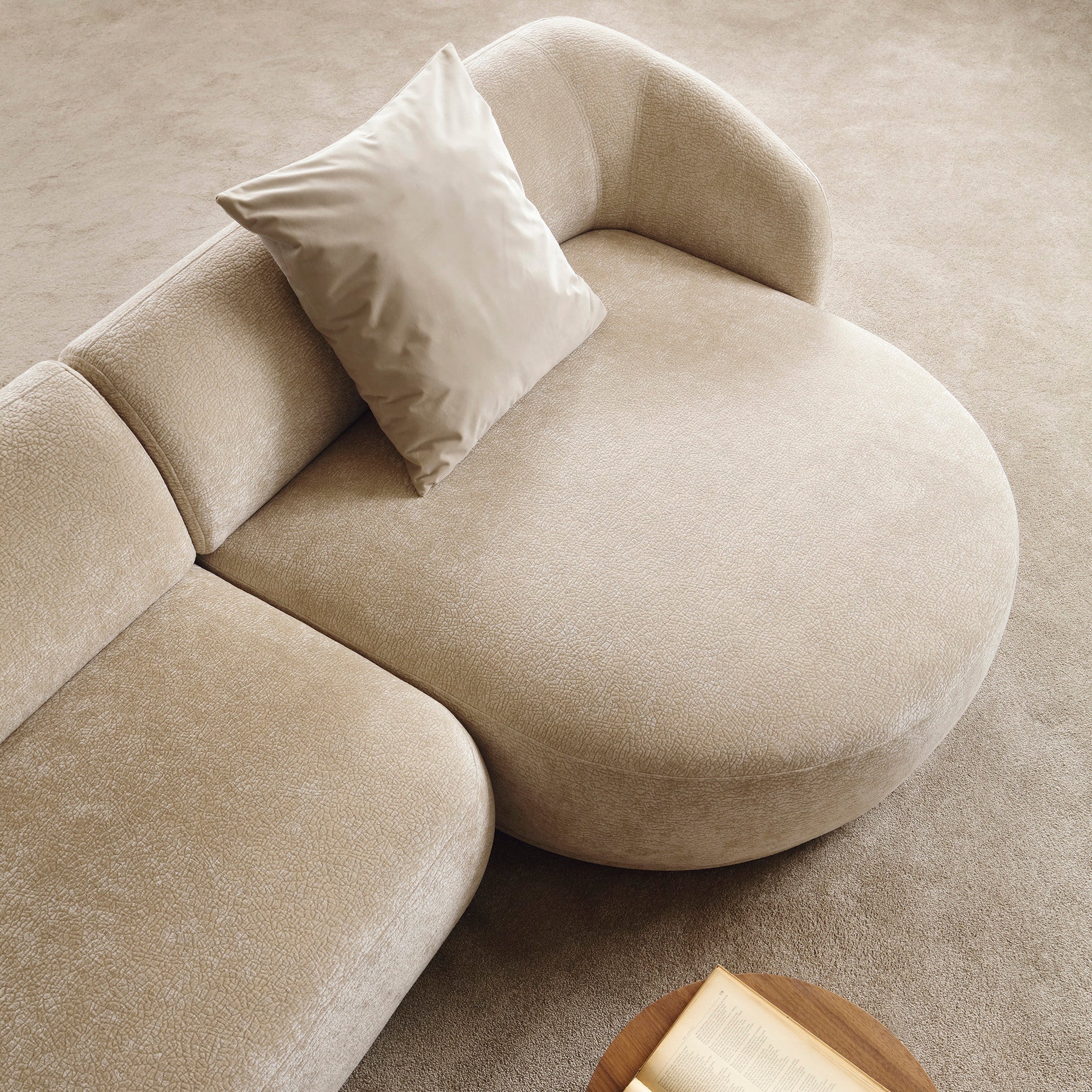 selsey-bommo-modulare-eckcouch-l-f-rmig-mit-pouf-rechtsseitig-beige-chenille image 4