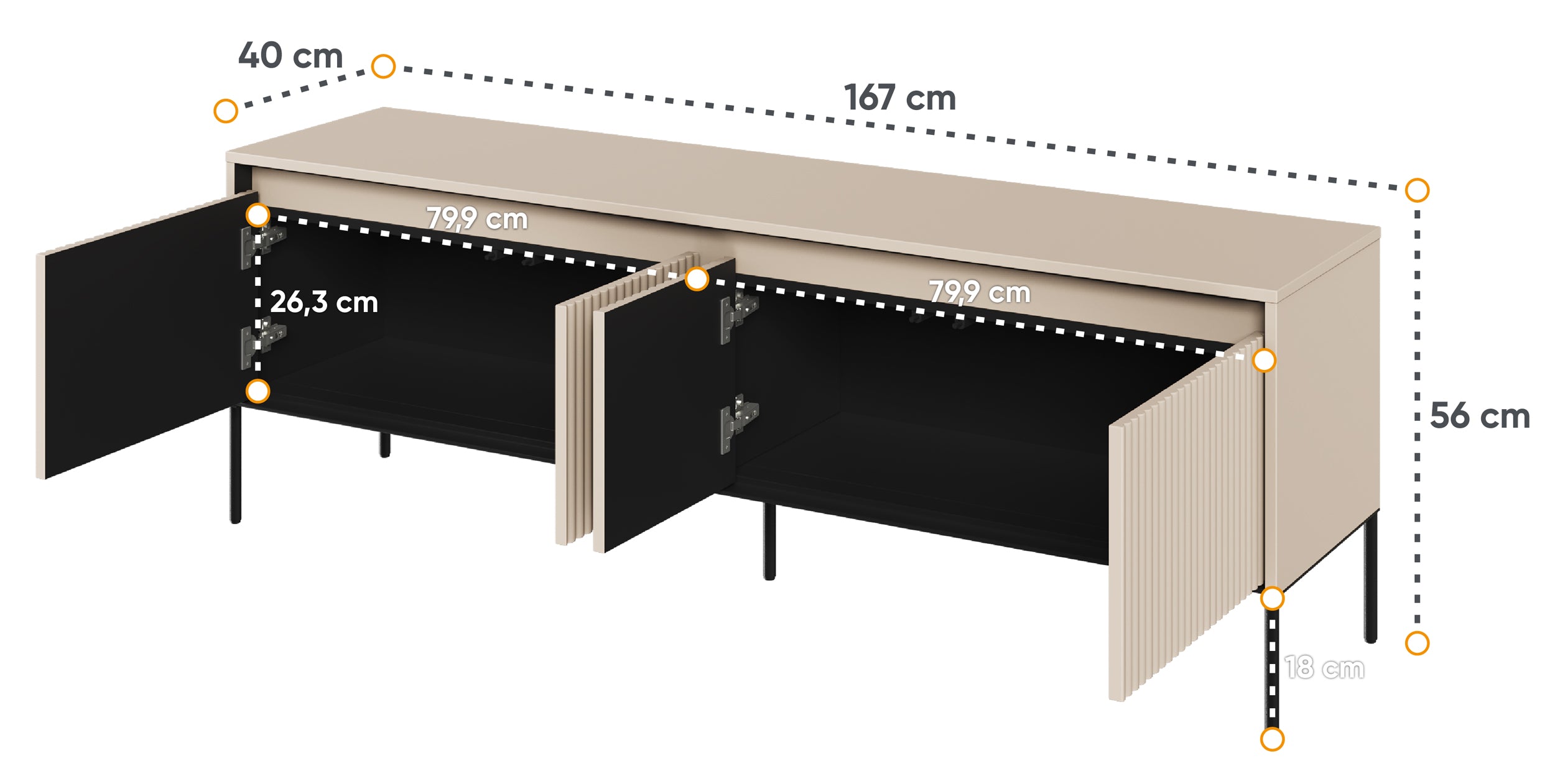 selsey-trend-tv-schrank-167-cm-mit-led-beige image 5