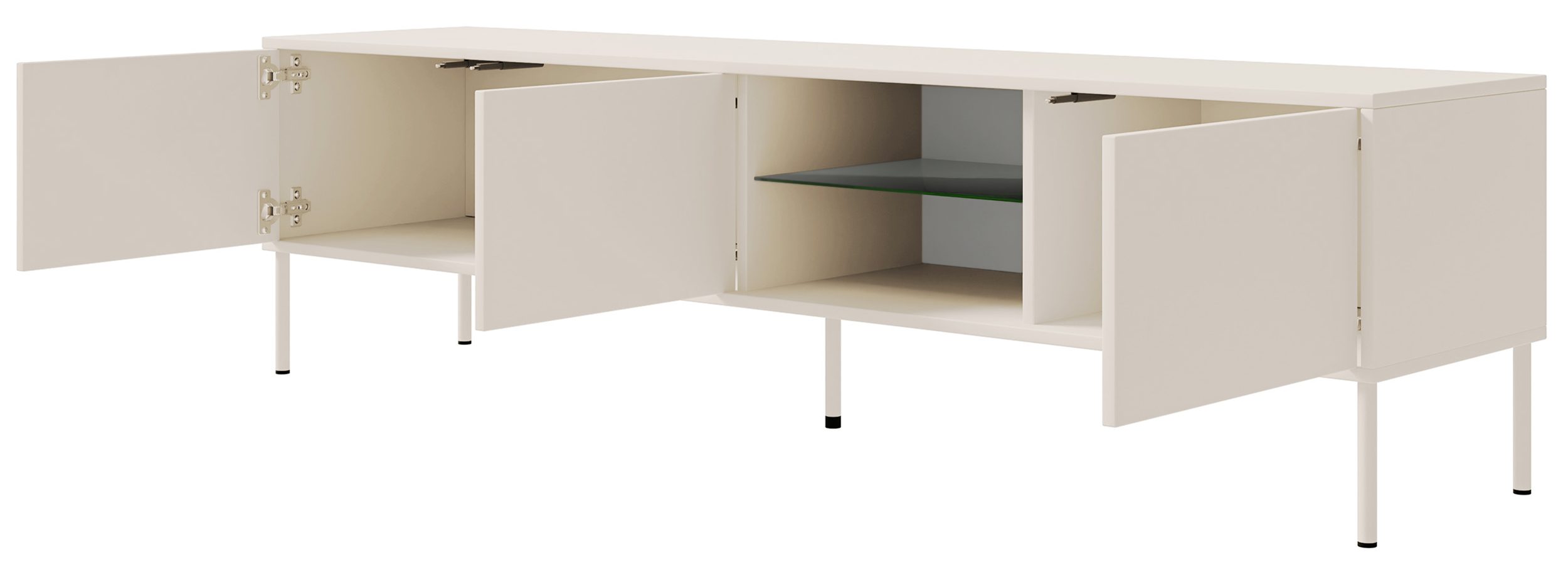 selsey-modity-tv-schrank-175-cm-kaschmir-mit-glasablage-und-beleuchtung image 5