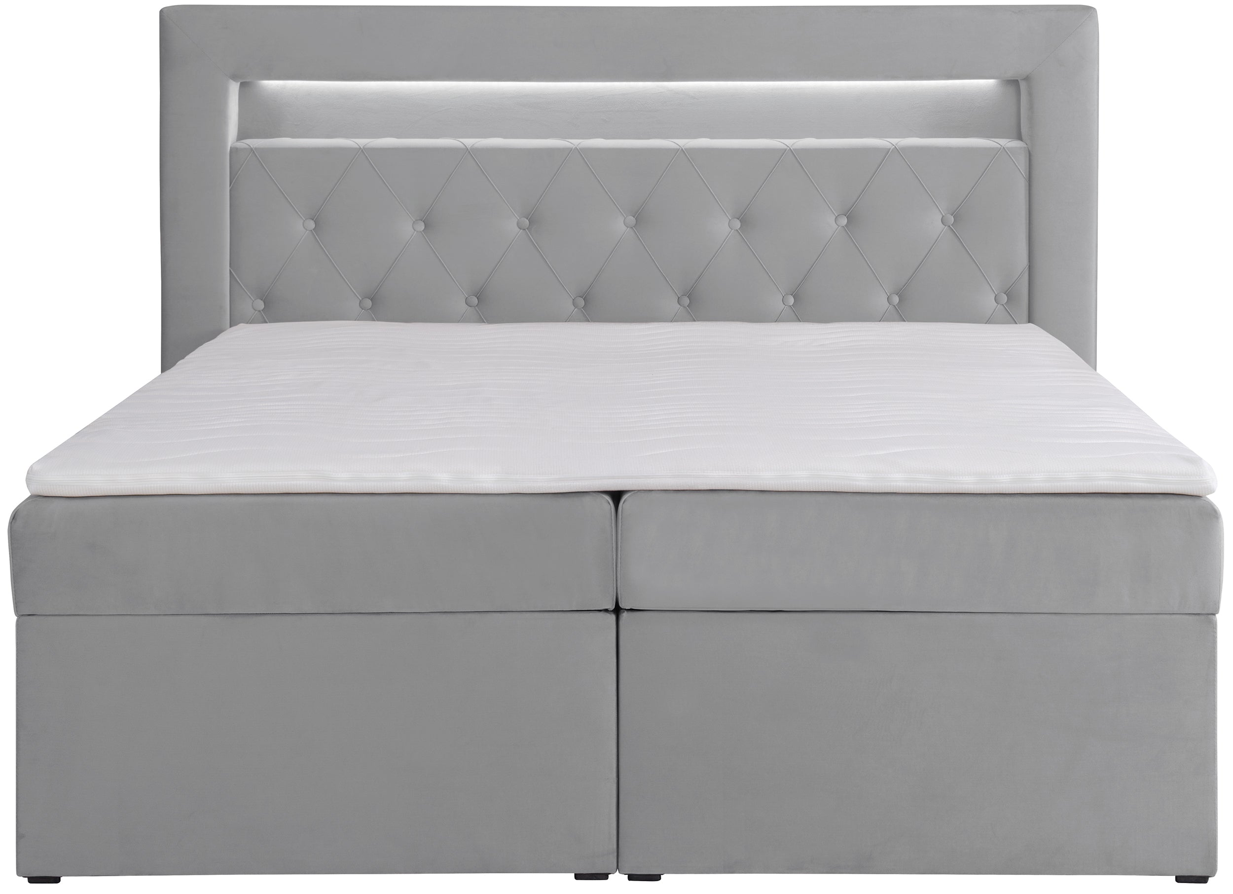 selsey-goldess-kontinentalbett-140x200-cm-grauer-samt-mit-stauraum-und-led-beleu image 6