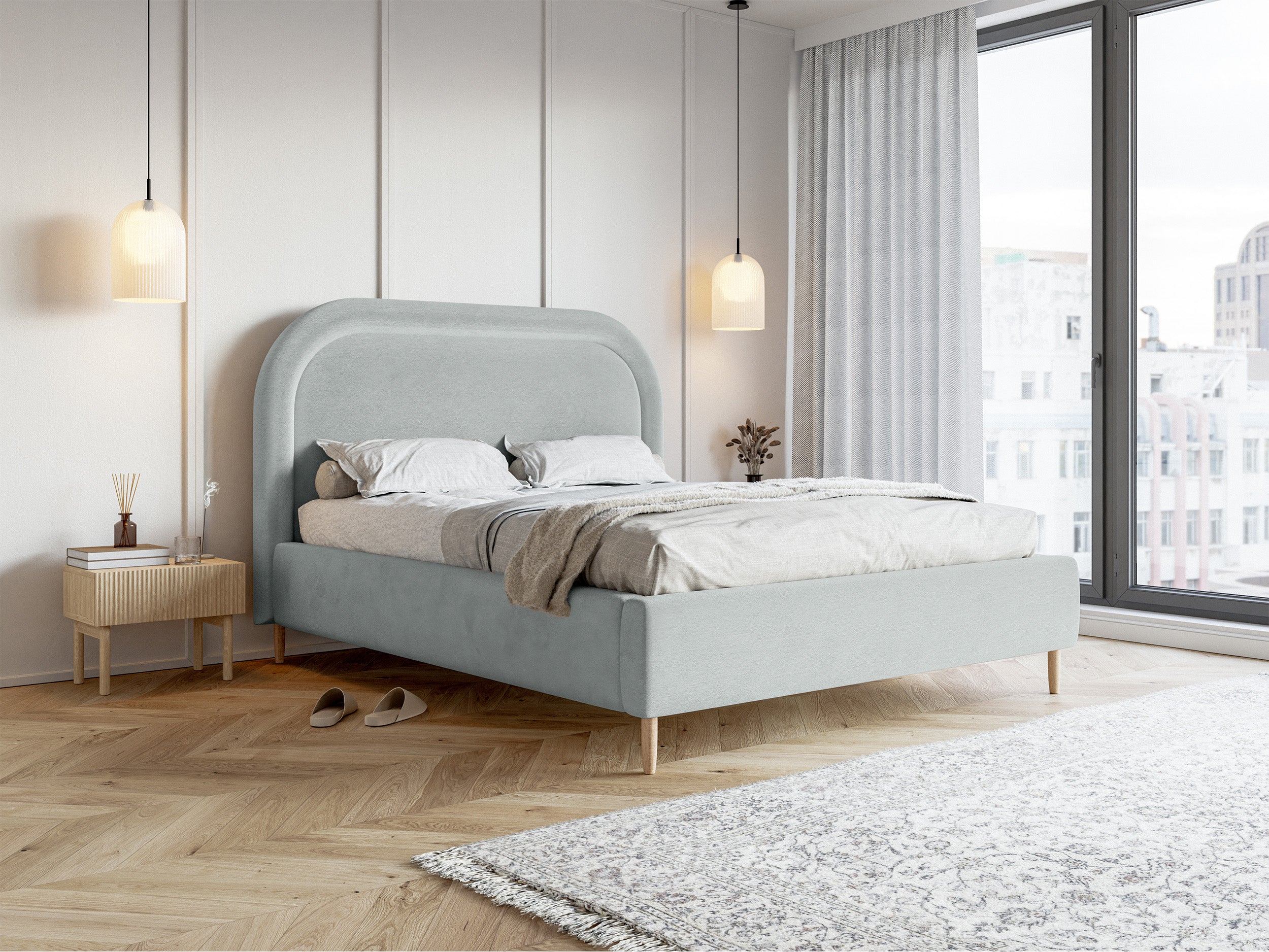 selsey-loreo-gepolstertes-bett-160x200-cm-mit-stauraum-taubenblauer-hydrophober- image 2