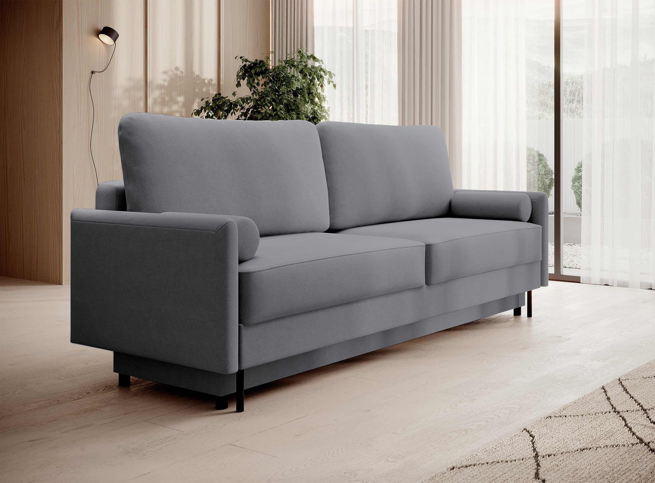 selsey-tomonde-3-sitzer-sofa-mit-schlaffunktion-und-stauraum-dunkelgrauer-samt image 2