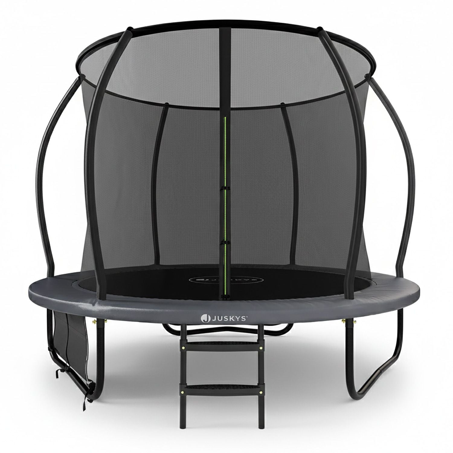 juskys-outdoor-trampolin-skybounce-s-schwarz-anthrazit-mit-sicherheitsnetz image 1