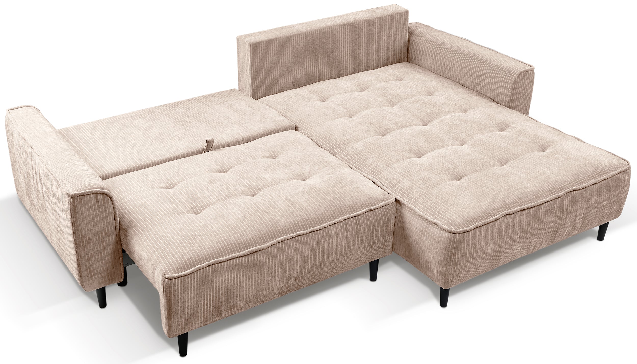 selsey-blues-ecksofa-mit-schlaffunktion-l-form-rechts-mit-stauraum-beige-cordsto image 6